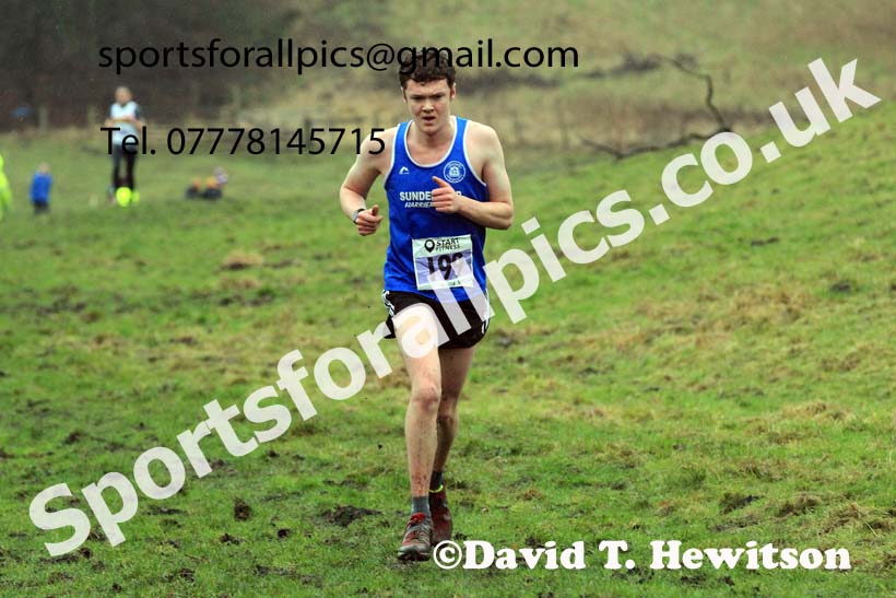 Mens under-17s 2022 North Eastern Harrier League, Thornley Farm, Peterlee, County Durham. Photo: David T. Hewitson/Sports for All Pics